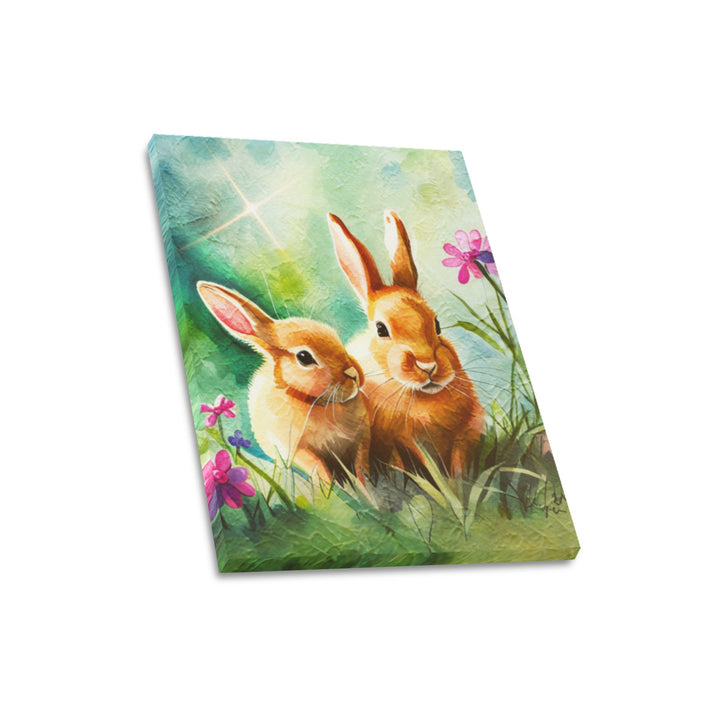 Adorable Bunnies Canvas 16"x20"(Made in USA)