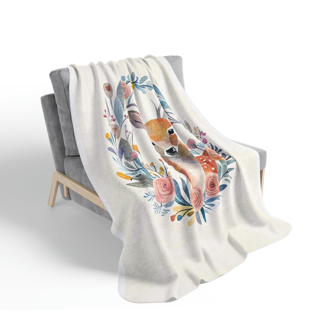 Nature-Inspired Fleece Blanket | Spirallart