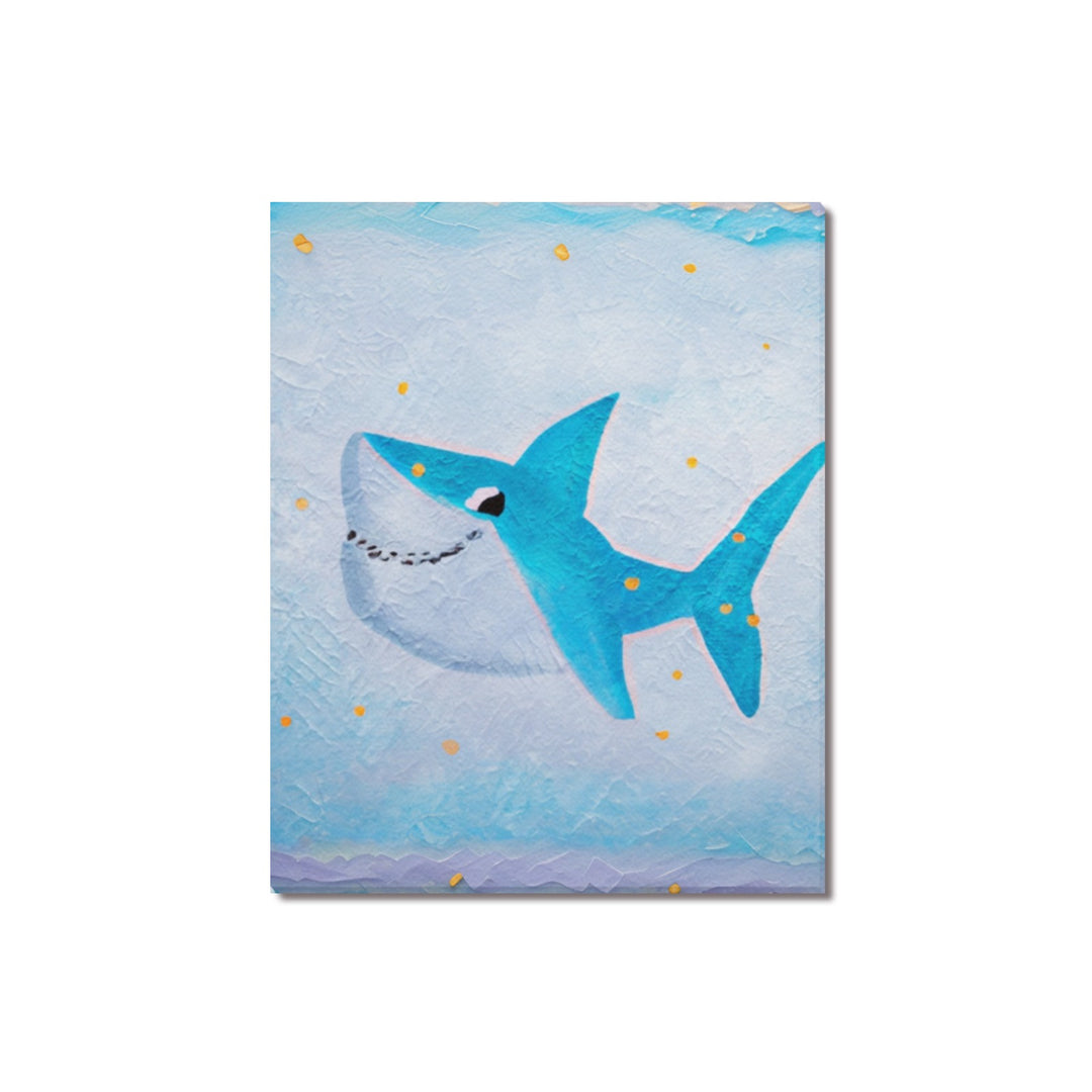 Sharky Frame Canvas Print 16"x20"(Made in USA)