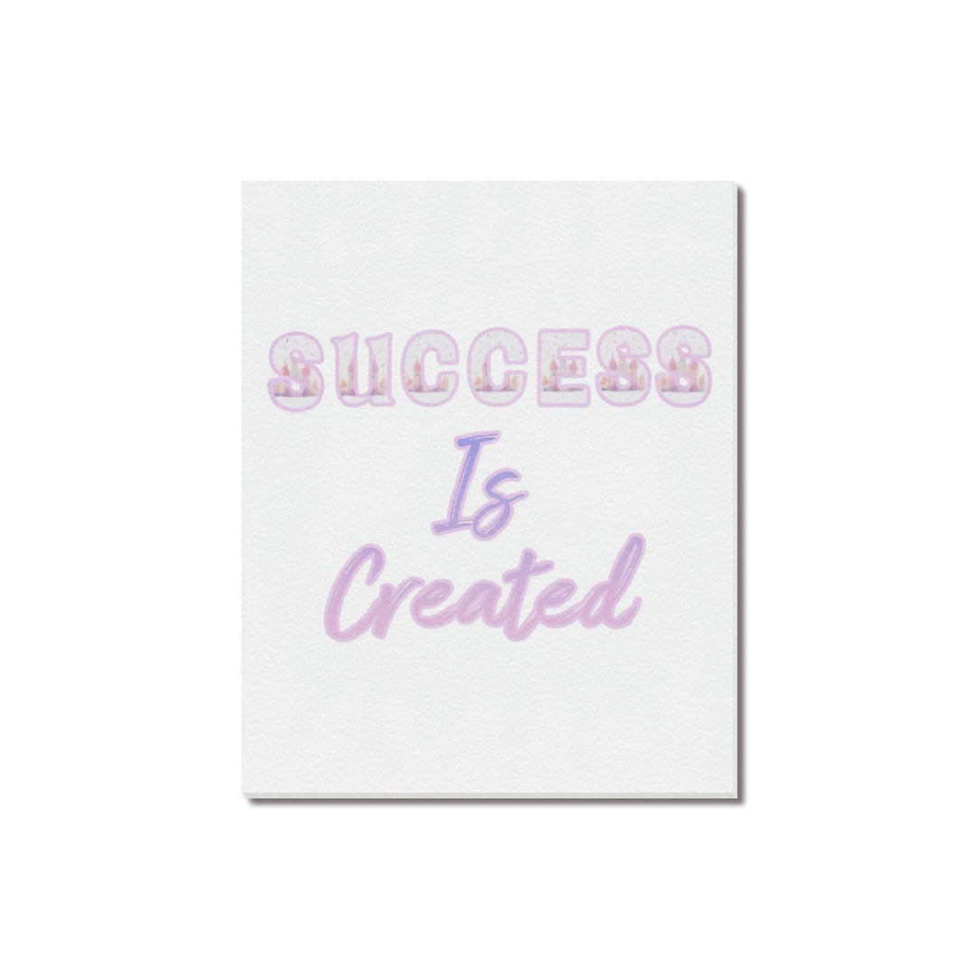 Castle Success Is created Canvas Print 16"x20"(Made in USA)