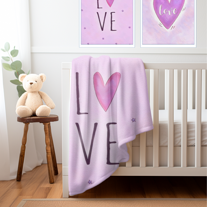 Love Ultra-Soft Micro Fleece Blanket 32*48