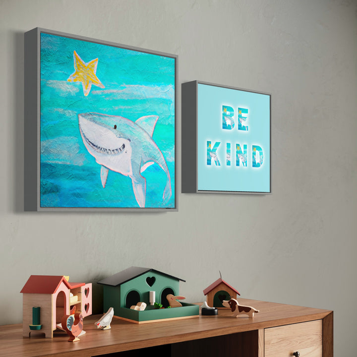 Be Kind Baby Shark with Frame