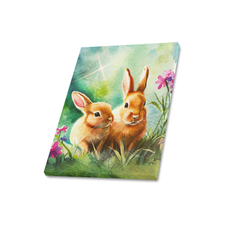 Adorable Bunnies Canvas 16"x20"(Made in USA)