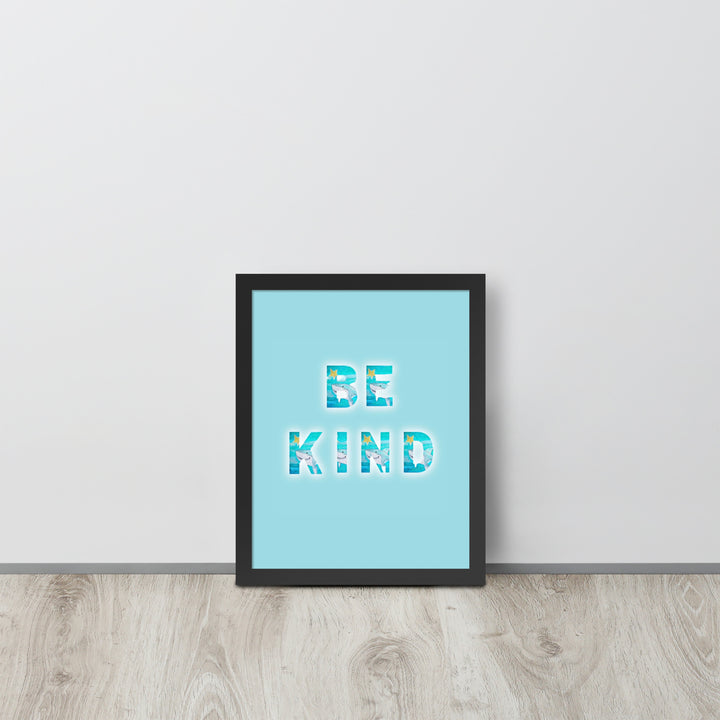 Be Kind Baby Shark with Frame