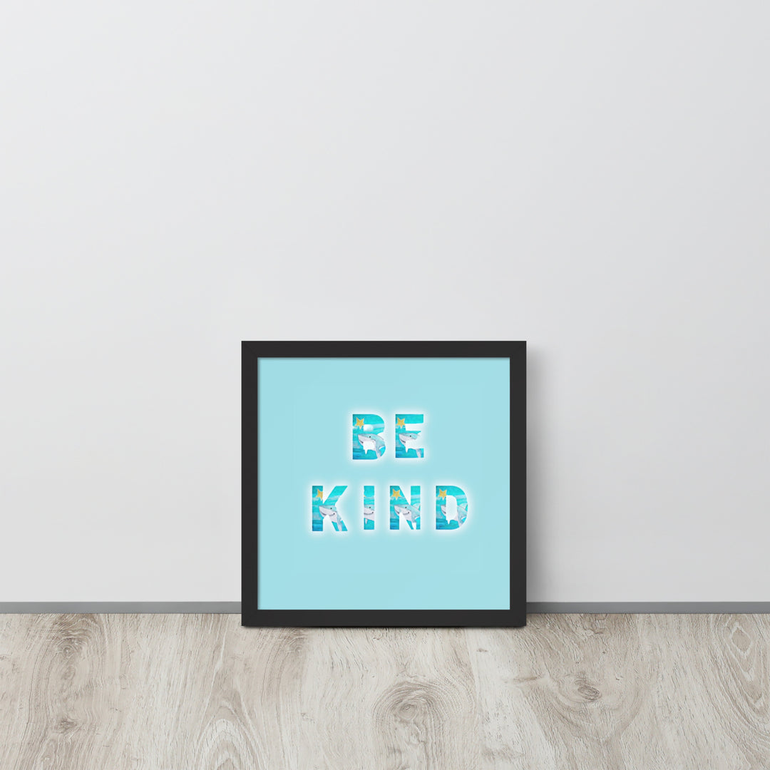 Be Kind Baby Shark with Frame