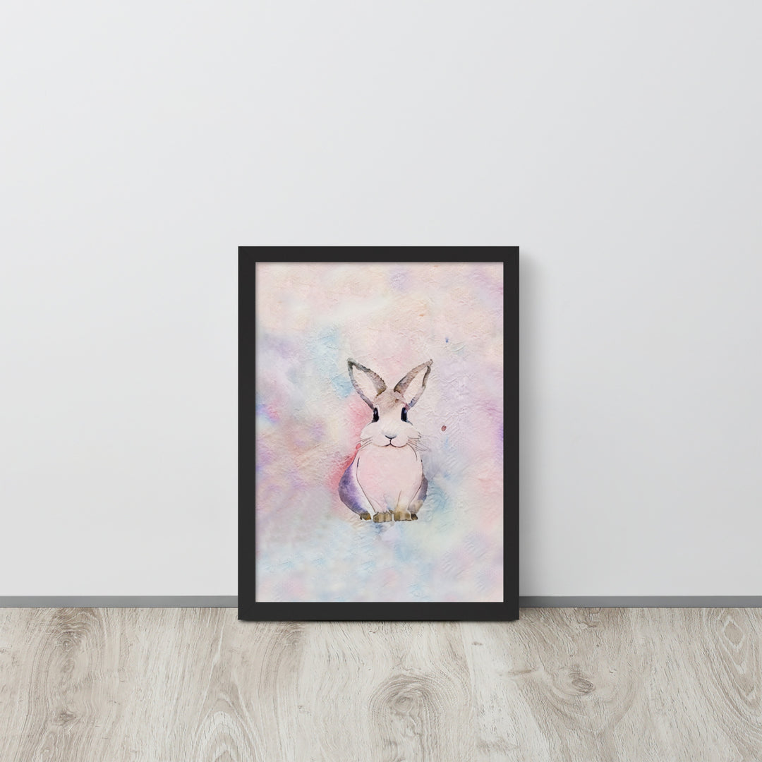 Baby Bunny Artwork - with frame