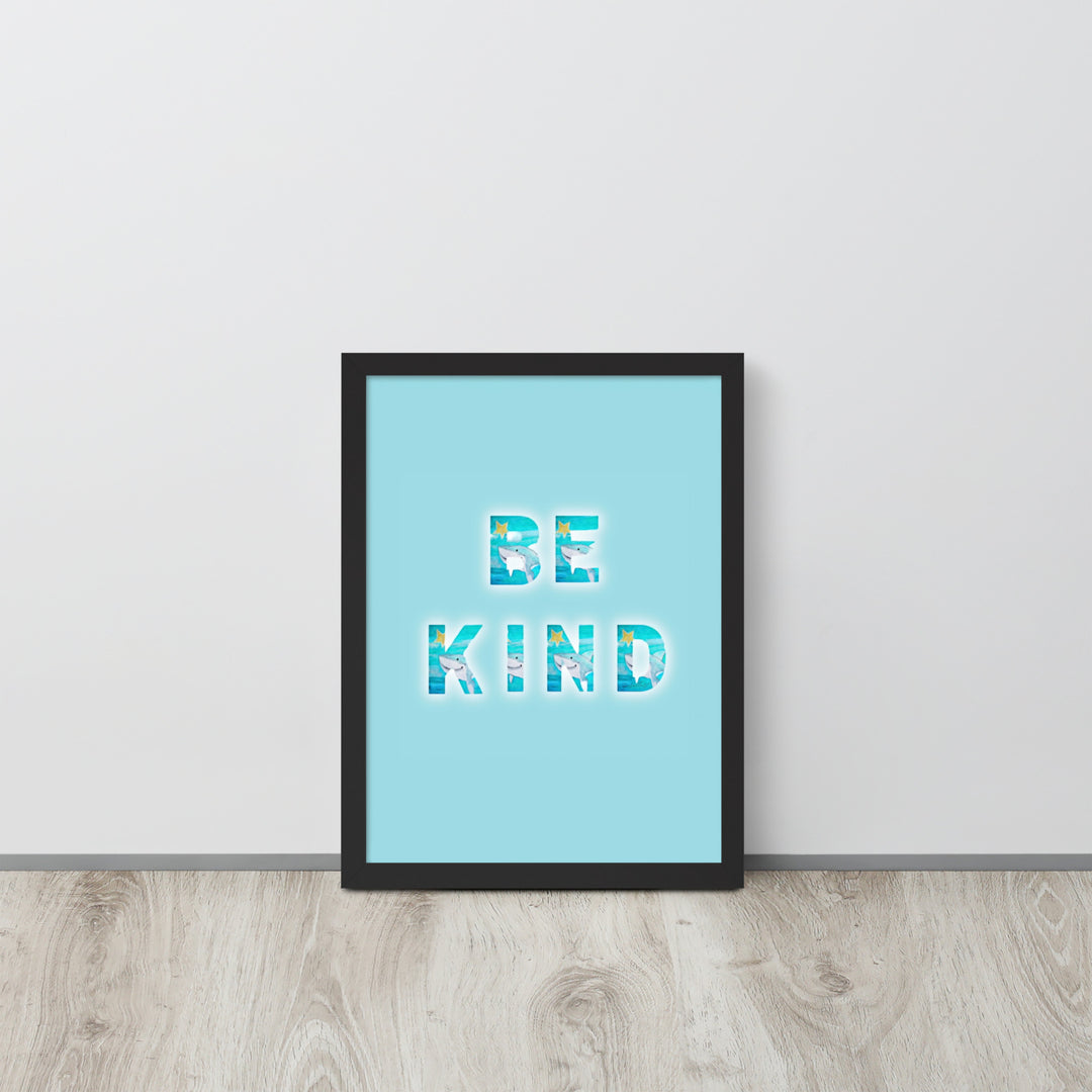 Be Kind Baby Shark with Frame