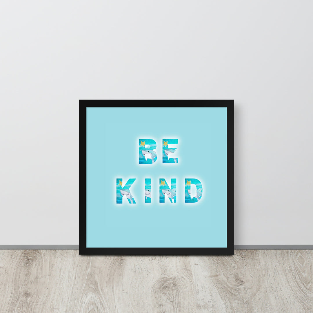 Be Kind Baby Shark with Frame