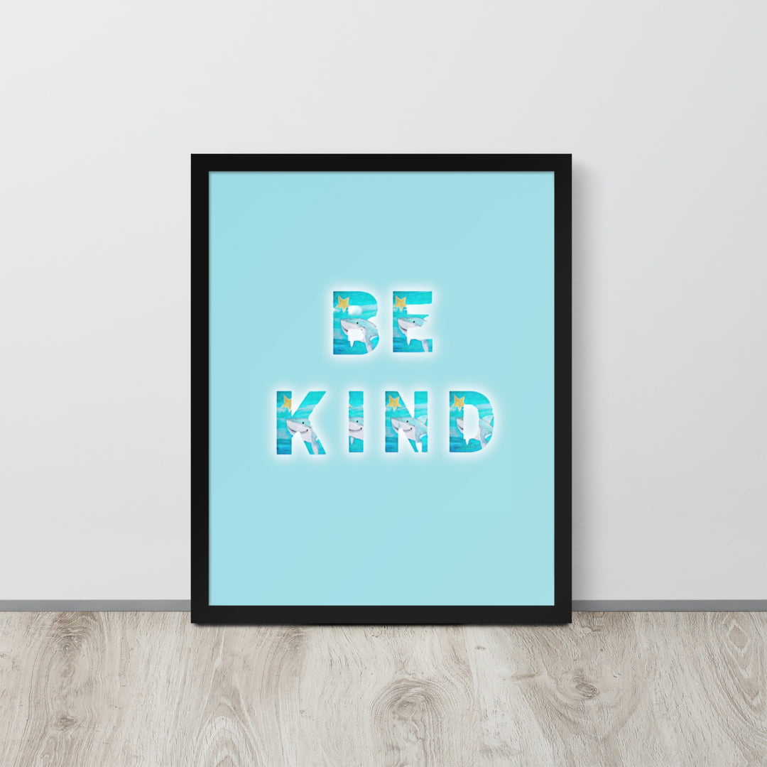 Be Kind Baby Shark with Frame