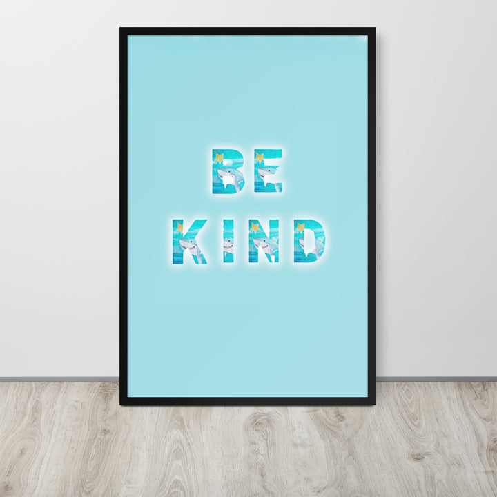 Be Kind Baby Shark with Frame