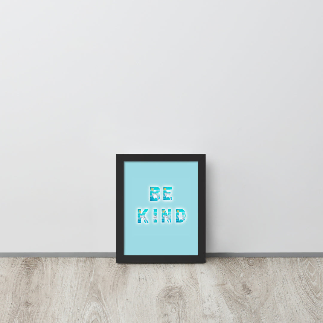 Be Kind Baby Shark with Frame