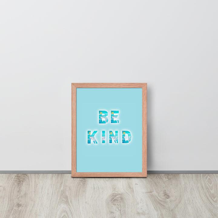 Be Kind Baby Shark with Frame