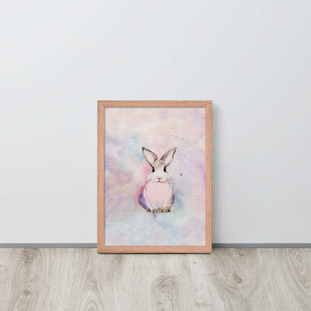 Baby Bunny Artwork - with frame