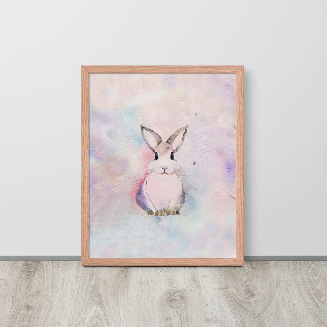 Baby Bunny Artwork - with frame