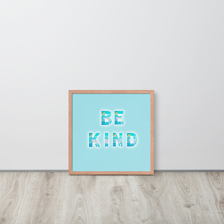 Be Kind Baby Shark with Frame