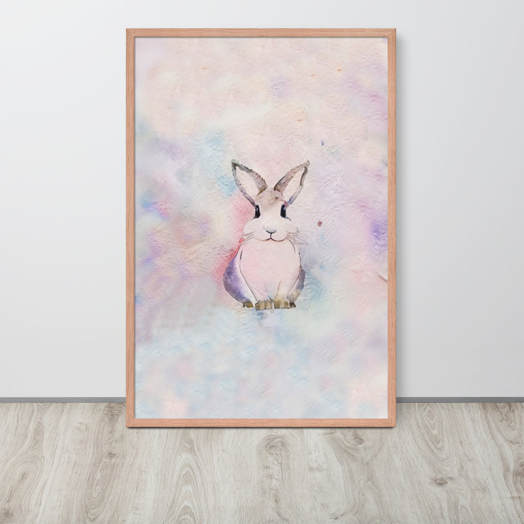 Baby Bunny Artwork - with frame