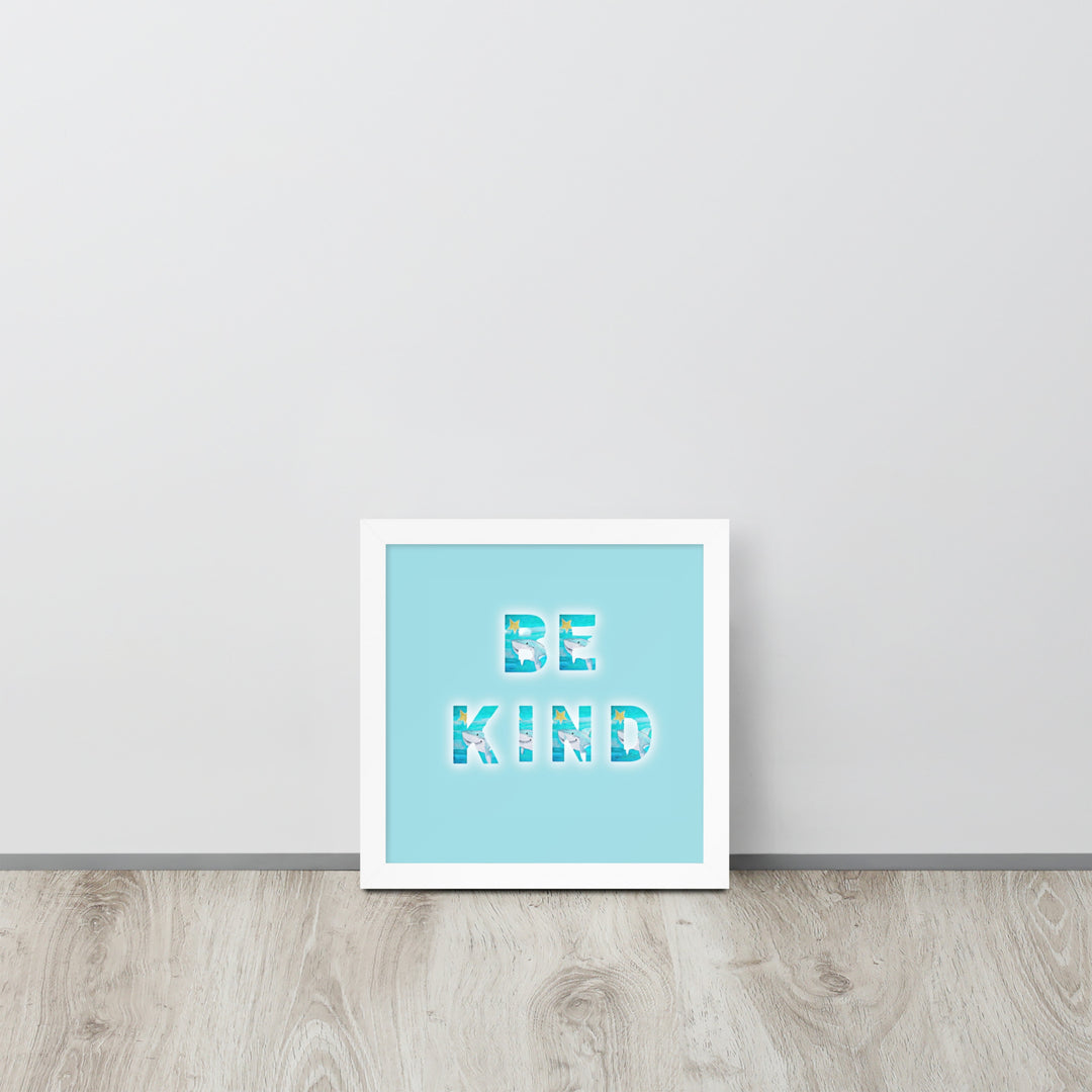 Be Kind Baby Shark with Frame