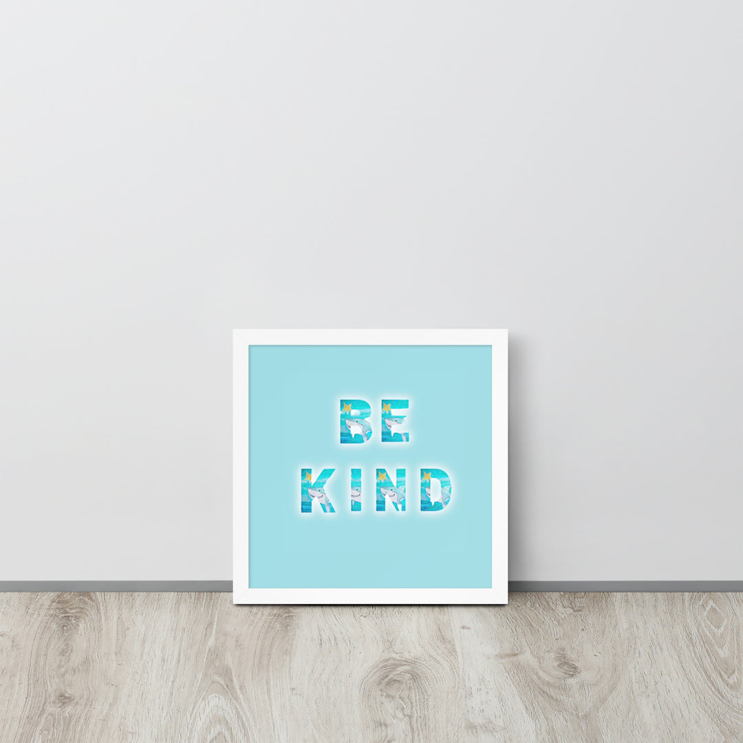 Be Kind Baby Shark with Frame