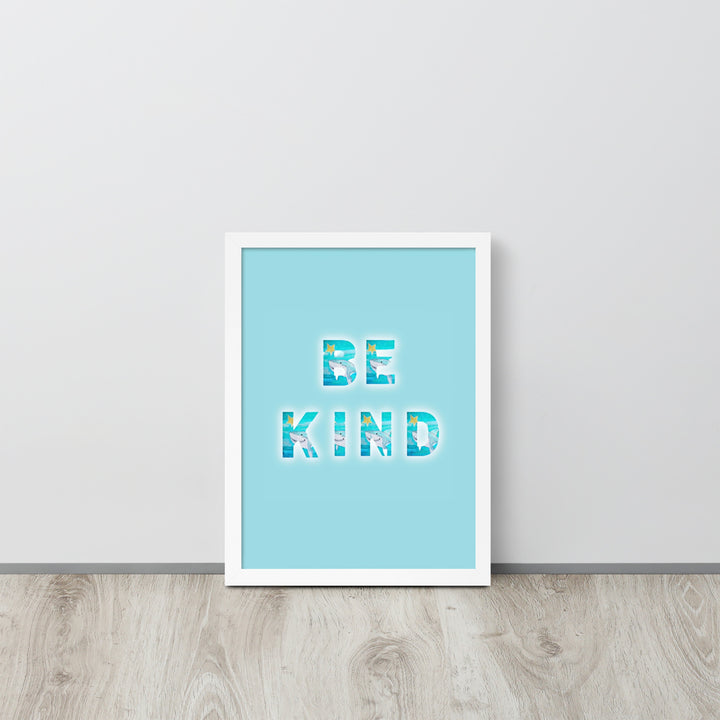 Be Kind Baby Shark with Frame