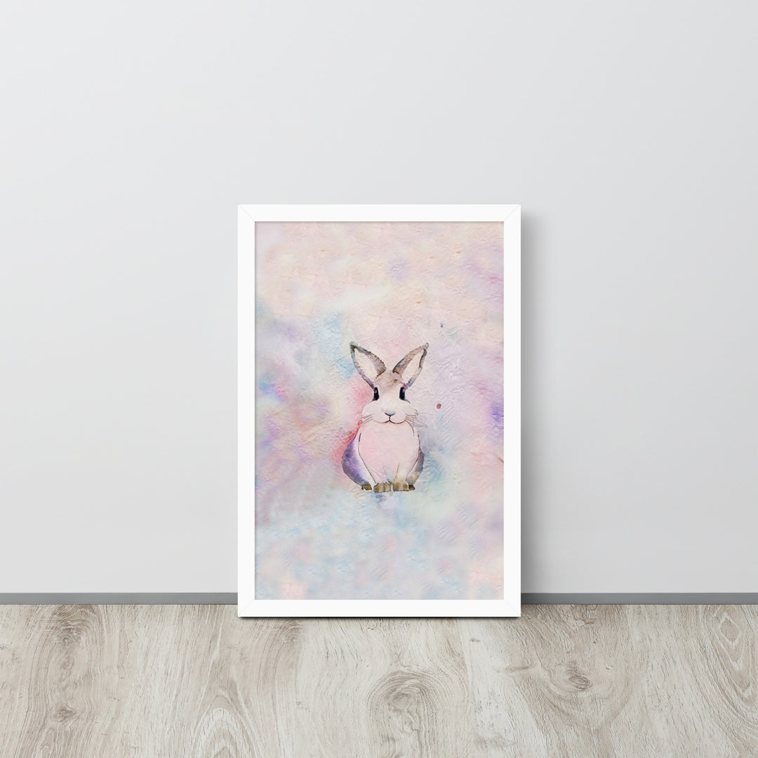 Baby Bunny Artwork - with frame