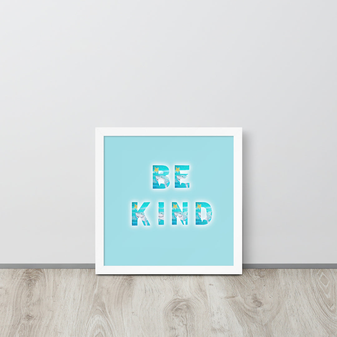 Be Kind Baby Shark with Frame