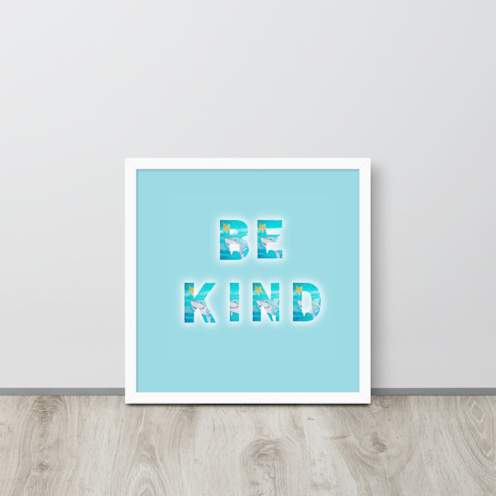 Be Kind Baby Shark with Frame