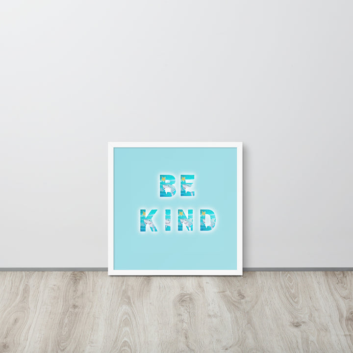 Be Kind Baby Shark with Frame