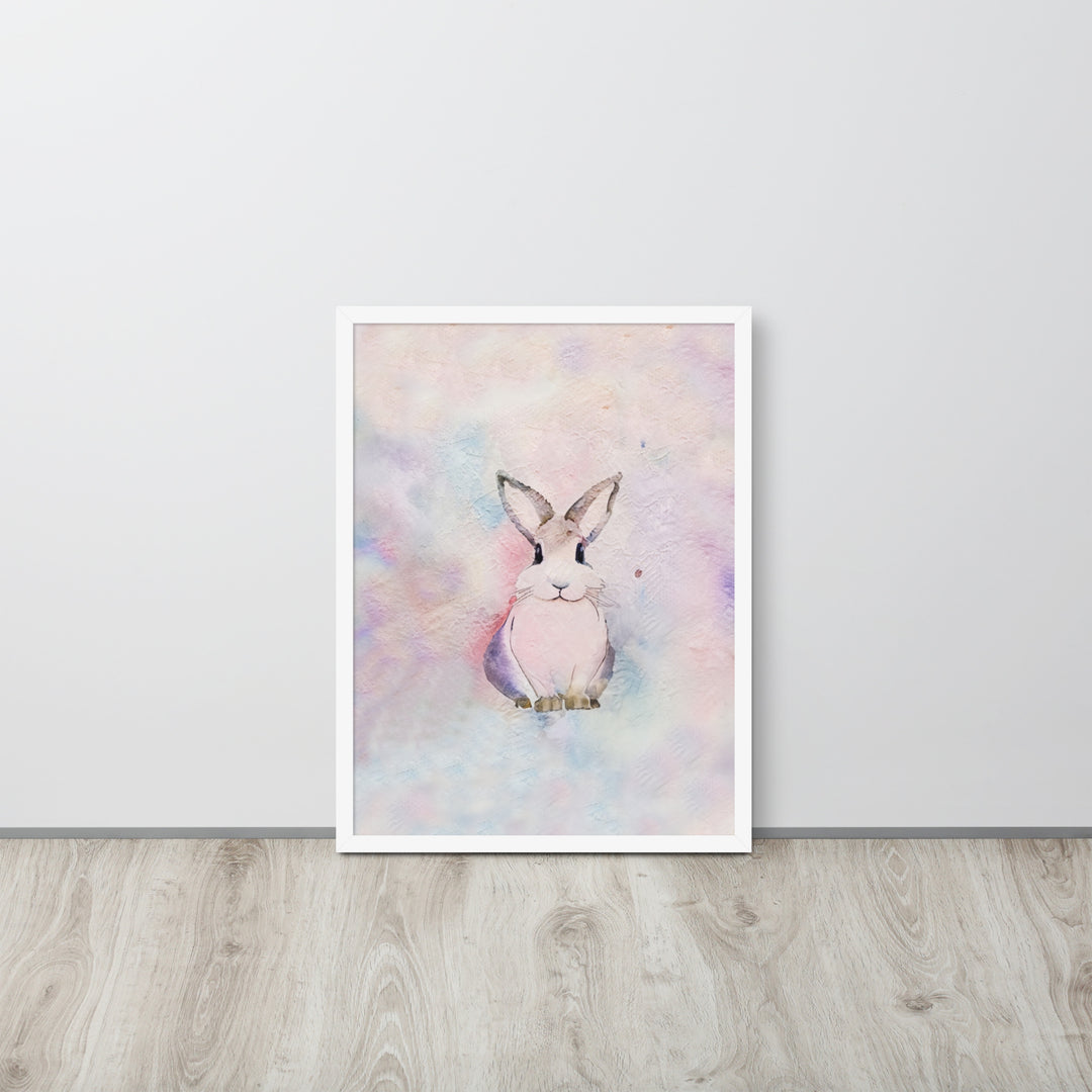 Baby Bunny Artwork - with frame