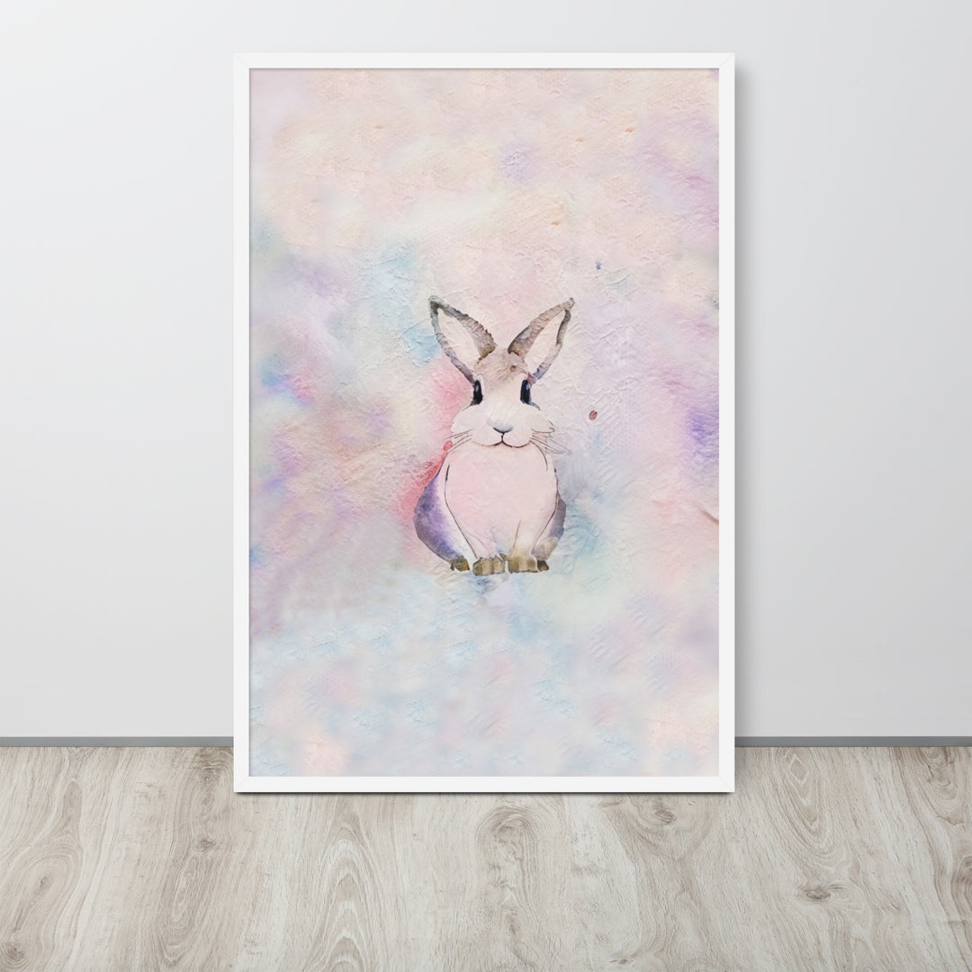 Baby Bunny Artwork - with frame