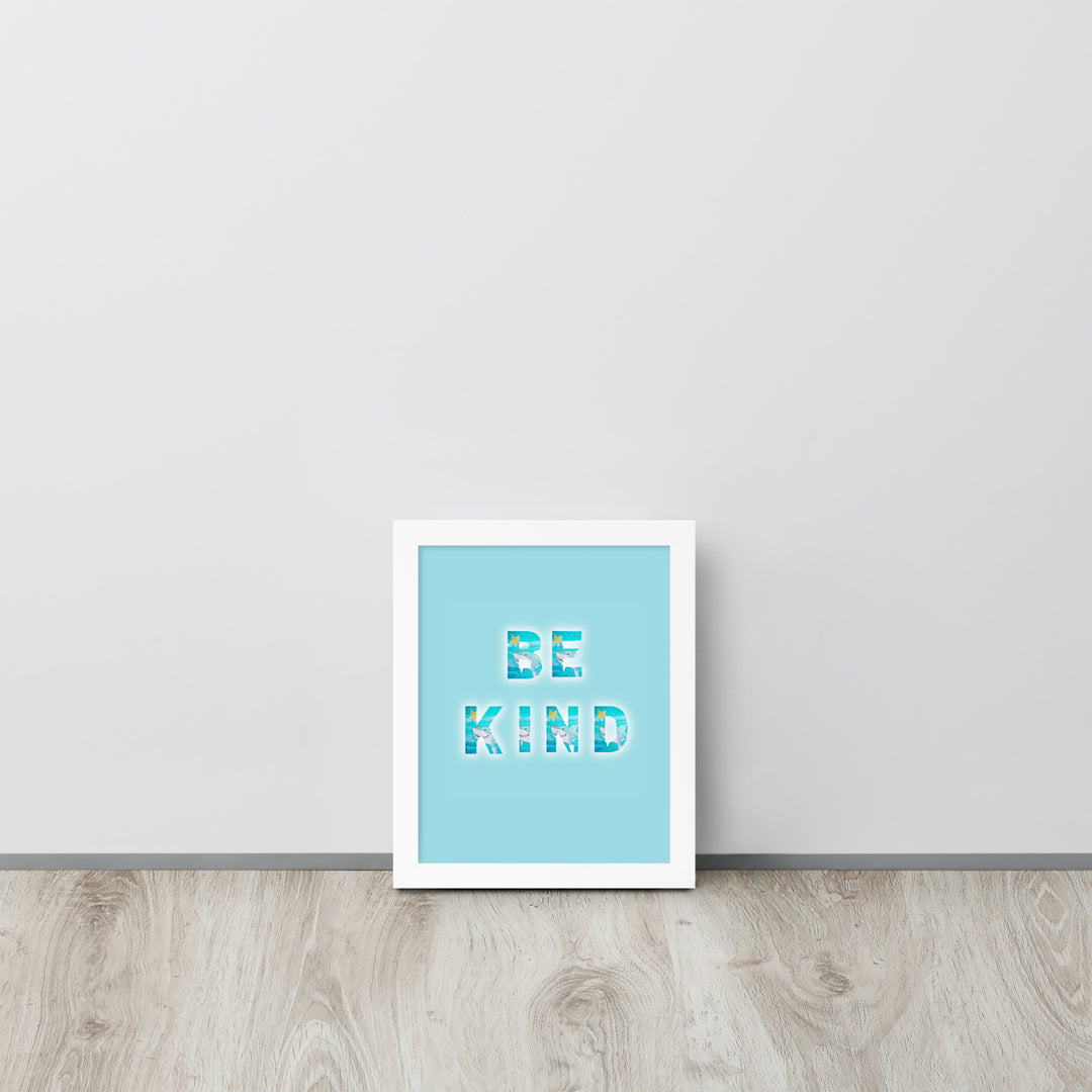 Be Kind Baby Shark with Frame