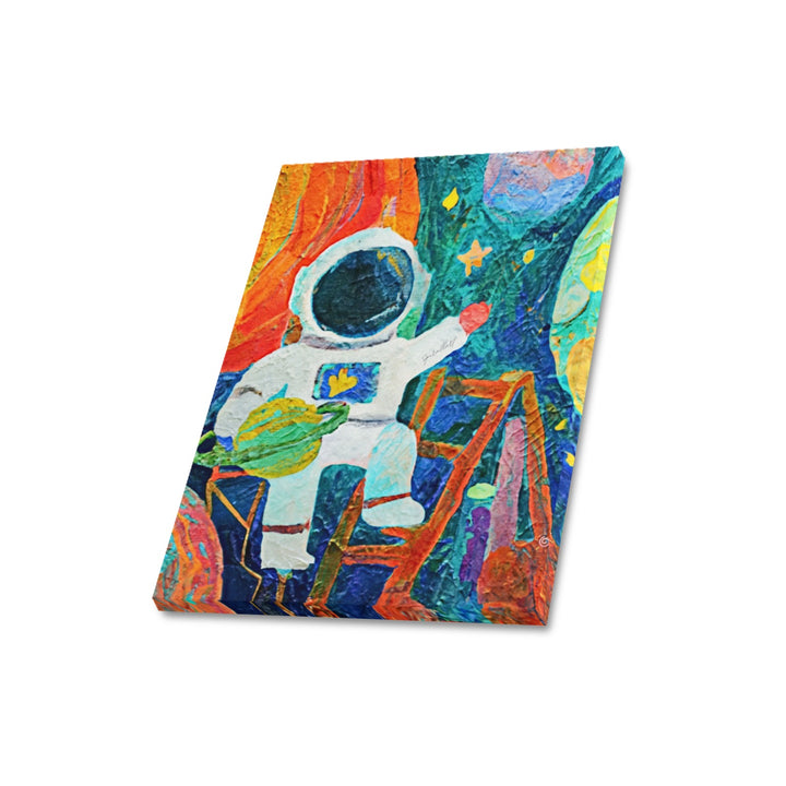 Astronaut in space Canvas Print 16"x20"(Made in USA)